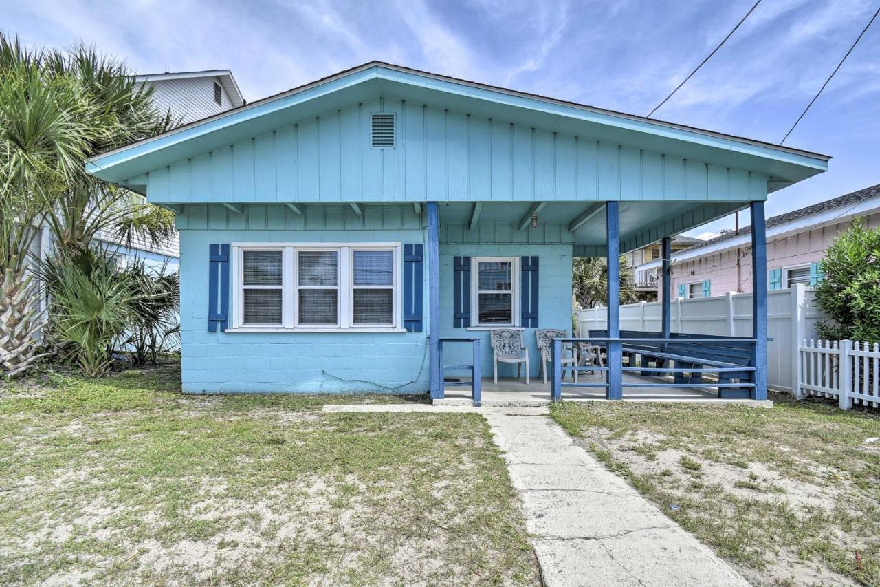 Bright Myrtle Beach Bungalow Steps To The Beach! Extérieur photo