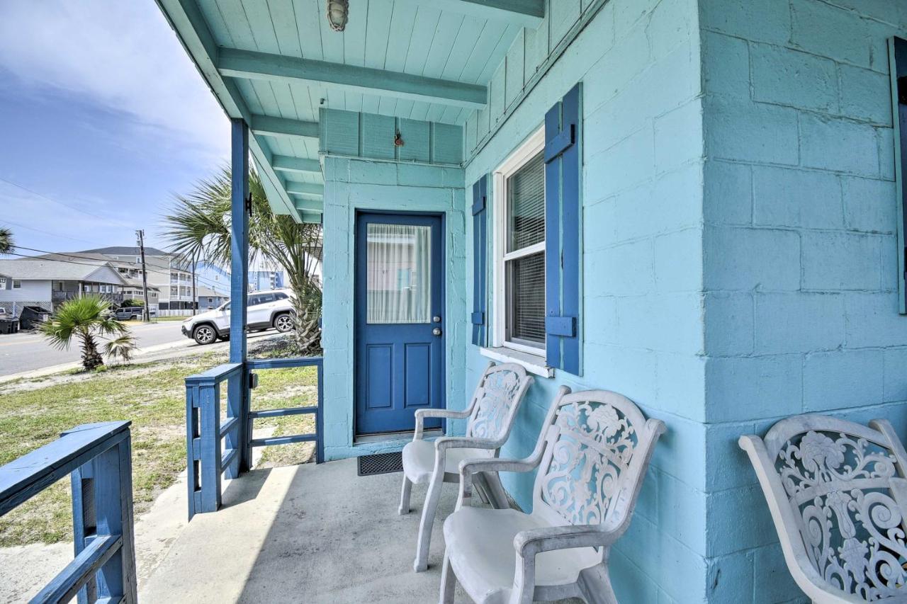 Bright Myrtle Beach Bungalow Steps To The Beach! Extérieur photo