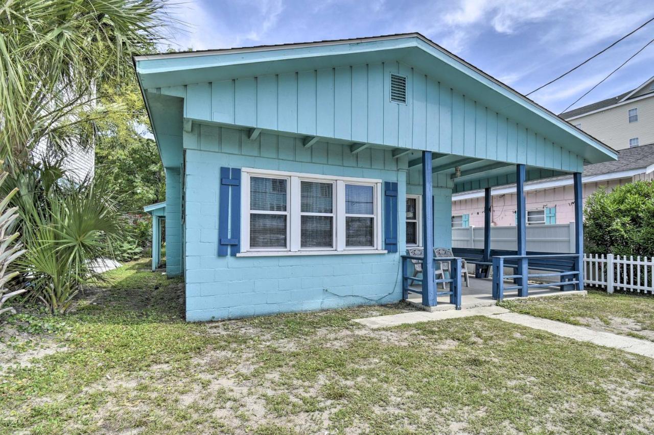 Bright Myrtle Beach Bungalow Steps To The Beach! Extérieur photo