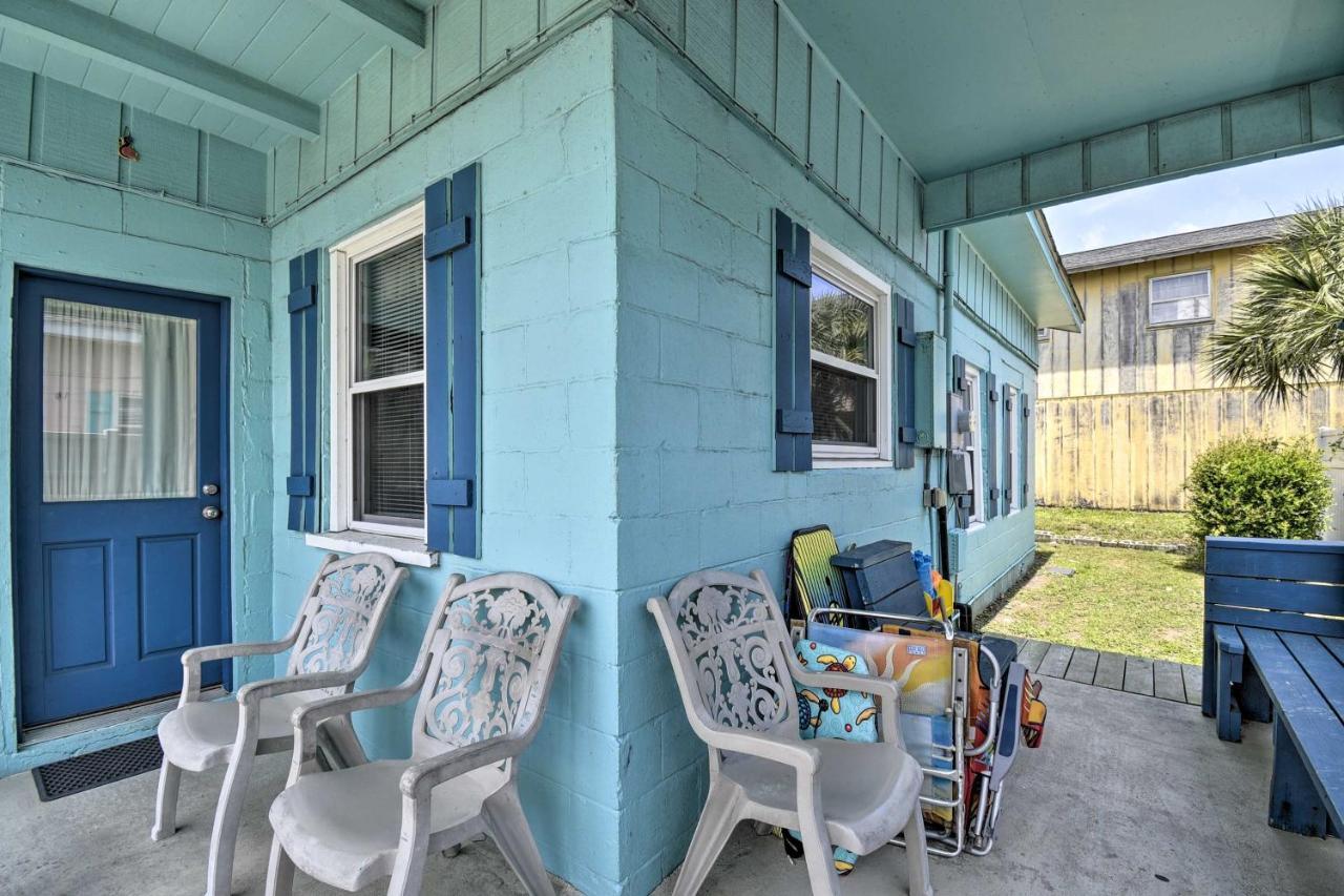 Bright Myrtle Beach Bungalow Steps To The Beach! Extérieur photo