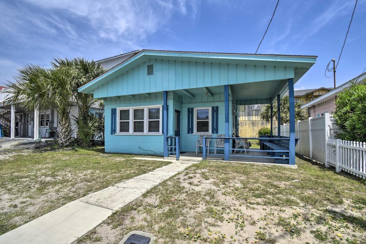 Bright Myrtle Beach Bungalow Steps To The Beach! Extérieur photo