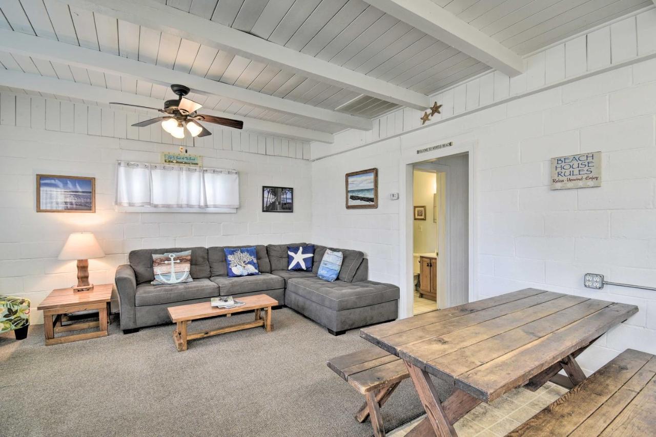 Bright Myrtle Beach Bungalow Steps To The Beach! Extérieur photo