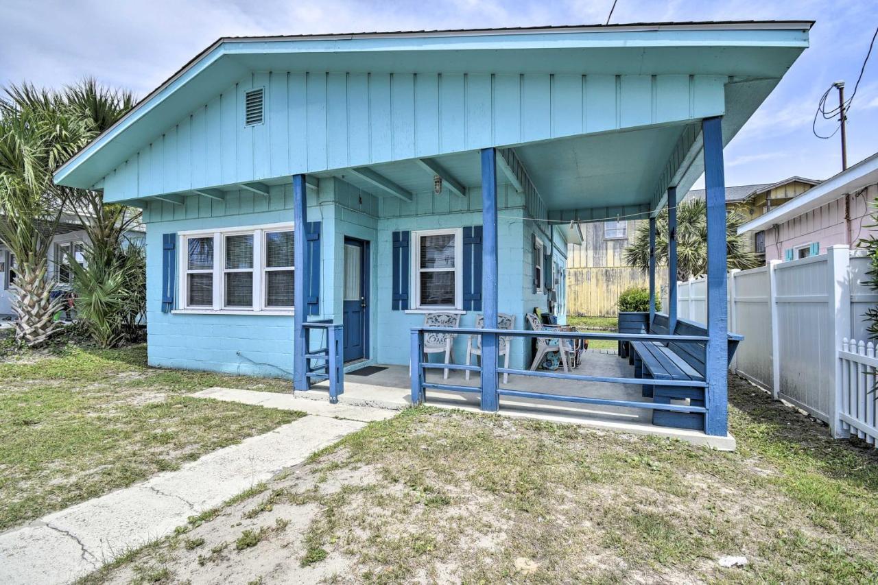 Bright Myrtle Beach Bungalow Steps To The Beach! Extérieur photo